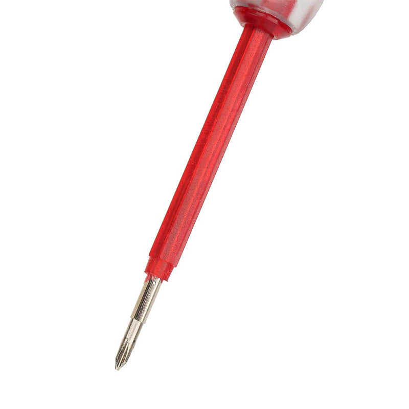 Test Pen Screwdriver Electronic Pencil Electricity Wires Electrical Sensor Rod Safety Plastic Measuring Current Passes Durable Safe Anti Skid Shaft Security Protect Diode Digital Tools