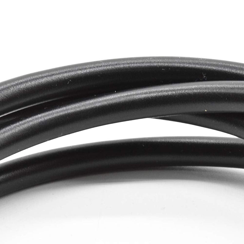 3m supply cable black H03VV-F 3 x 0.75qmm PVC insulated hose cable 3G lighting cable lamp cable cable power cable