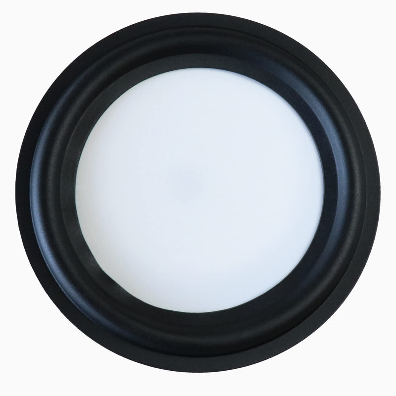 SPATHIPHYLLUM 2pcs Black Color 5” Rubber Speaker Edge Surround Rings Replacement Parts for Speaker Repair or DIY (5")