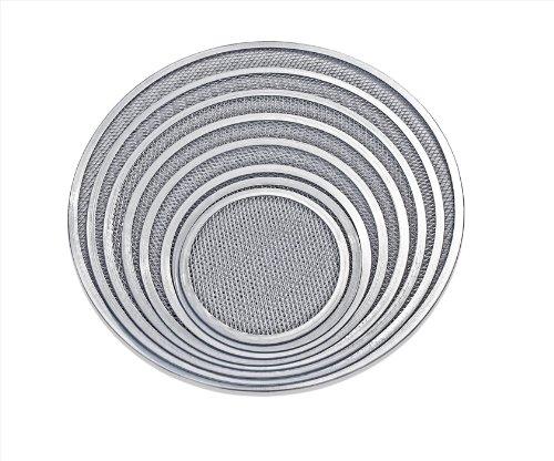 New Star Foodservice 50691 Restaurant-Grade Aluminum Pizza Baking Screen, Seamless, 16-Inch