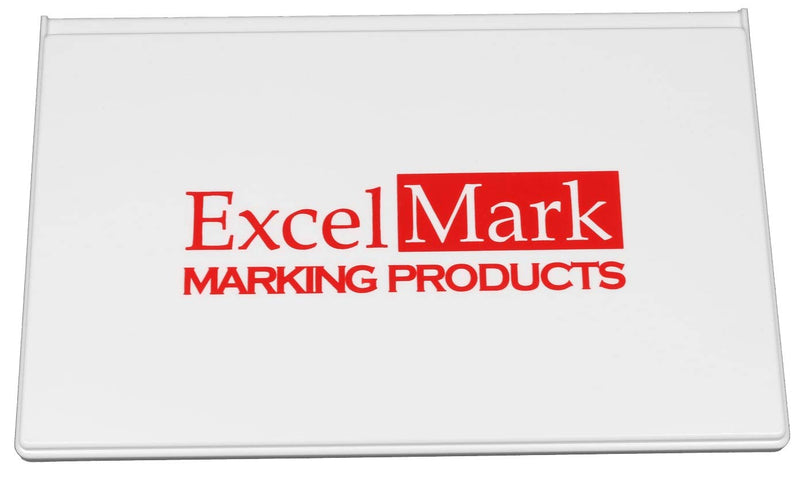 ExcelMark Rubber Stamp Ink Pad Extra Large 4-1/4" by 7-1/4” (Red) Red