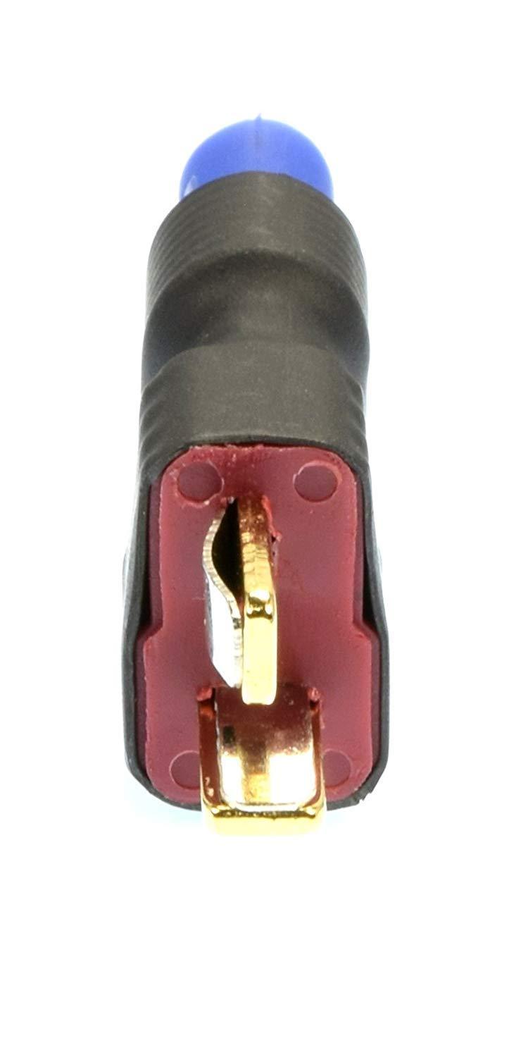 Yowoo 4 Pcs Deans Style T Male Plug to EC3 Female Connector Plug Adapter for RC Lipo Battery