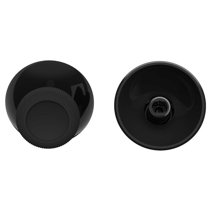 eXtremeRate Replacement Controller Joystick for Xbox One - 4 PCS Original Black Thumbsticks Analog Thumb Sticks Parts for Xbox Series X/S, Xbox One S/X, Elite Controller with Repair Kit Screwdriver Black (2 Pairs)