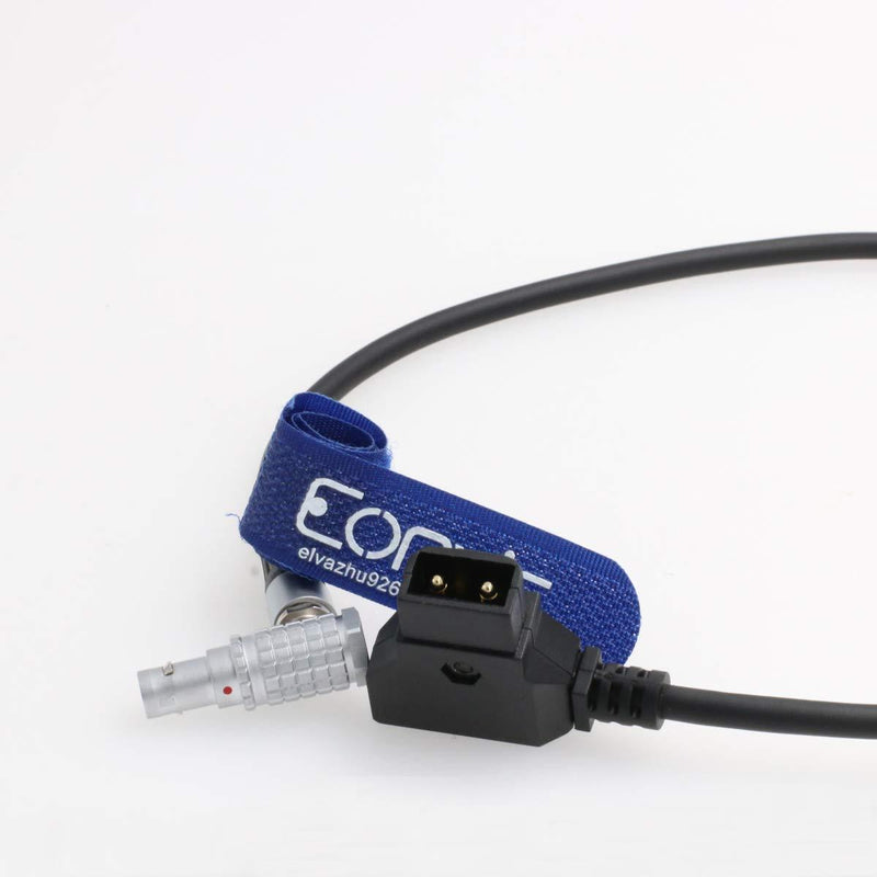 Eonvic D-TAP to 0B 2 pin Power Adapter Cable for Teradek Bond 18" (Right Angle 2Pin) Right Angle 2Pin