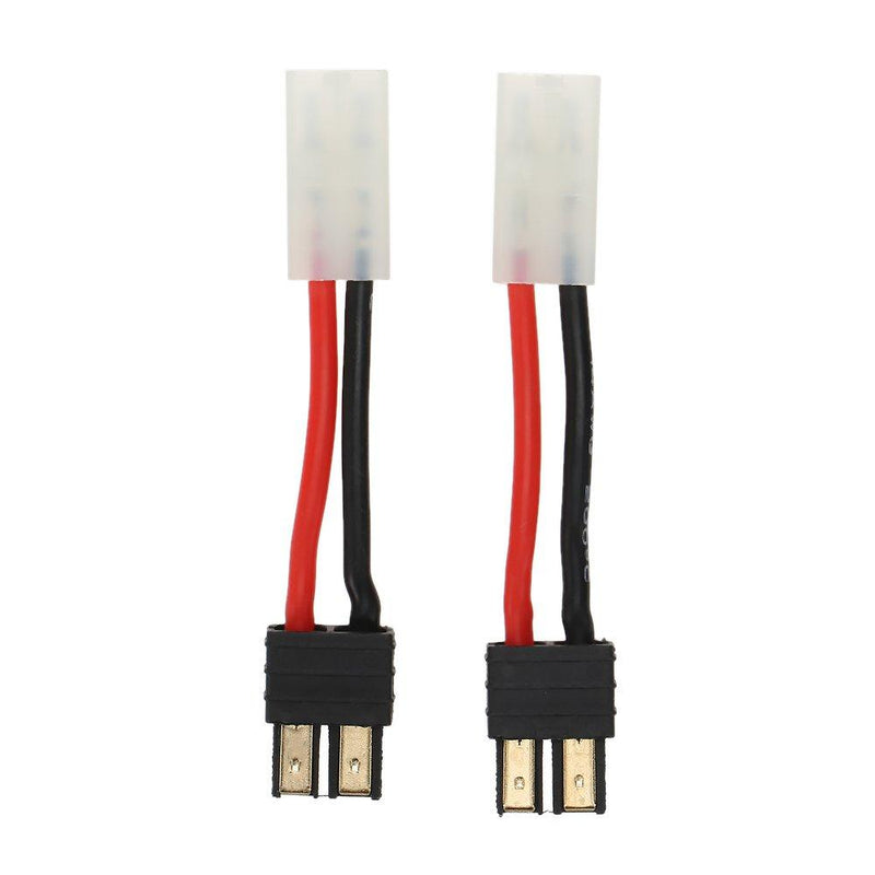 Goolsky 2PCS Plug Male to Tamiya Head Female Connector Adapter for RC Car Lipo Battery Charger