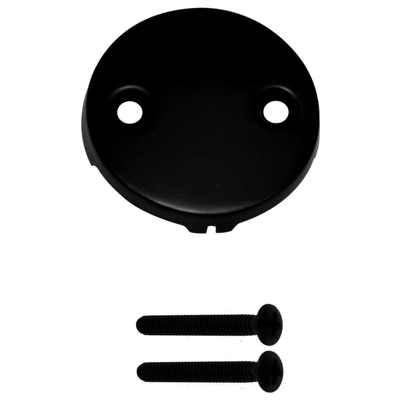 Westbrass 593144-62 Black 1-1/2" Tubular Tip Toe Bath Waste Drain Kit, Matte Black 1 Pack