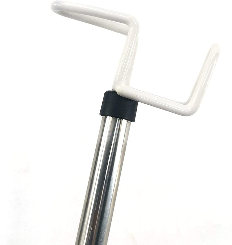 TOPFENG 26 Inches Long Dressing Stick, Fully Adjustable Dressing Aid for Shirts, Shoes and Socks, Stainless Steel Material