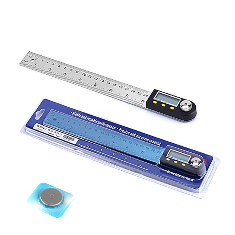 Newaner protractor digital angle ruler with LCD display, stainless steel angle measurement, angle display for woodwork, home work, craftsmen, 360° angle measurement, hold function