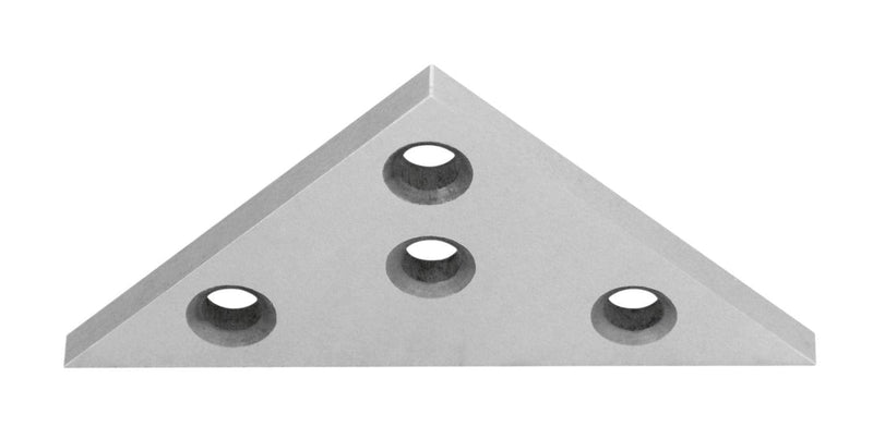 Accusize Industrial Tools 2 Pcs Solid Angle Plate Set, 30-60-90 Deg and 45-45-90 Deg, 3610-9010