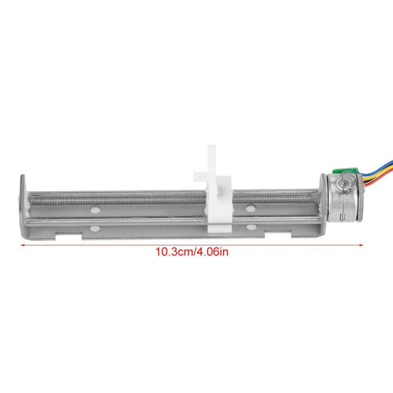 DC 12V Drive Stepper Motor Linear Screw Slider Stepper Motor for DIY Engraving Machine, 18 Degree Lead Screw Worm Drive Stepper Motor