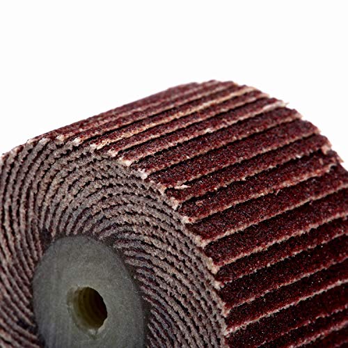 Dophee 10pcs Grit Flap Flap Wheel Polishing Grinding Disc for Dremel Precision Tools 20mmx16mmx3mm 20mm