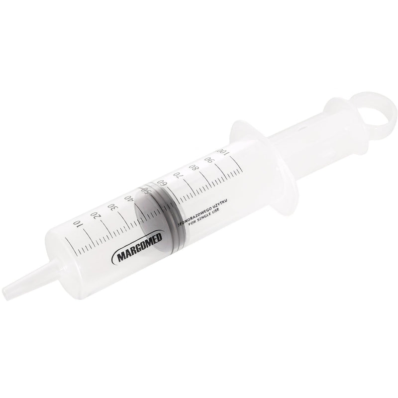 MedixX 5 pieces 100ml syringes set for hobby and DIY. Also as a feed syringe or oil syringe. Syringes are individually sterile packed (5x 100ml syringe) Set 5 x 100ml