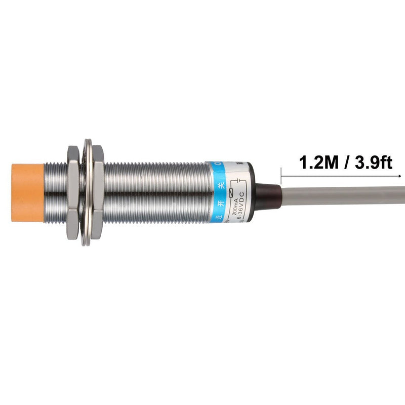 uxcell 8mm Inductive Proximity Sensor Switch Detector NO DC 6-36V 200mA 2-Wire LJ18A3-8-Z/EX for 3D Printer Probe Bed Leveling,MCU Board