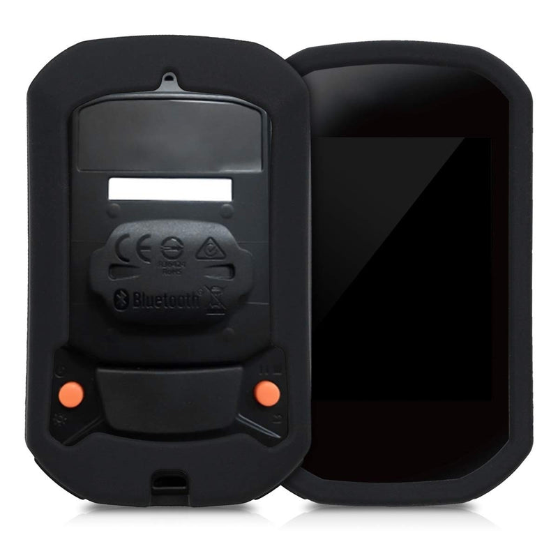 kwmobile Case Compatible with Bryton Rider 420/320 - Case Soft Silicone Bike GPS Protective Cover - Black