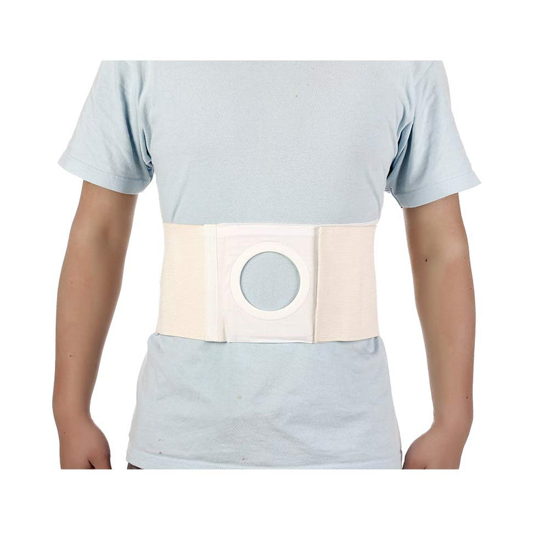Ostomy Belt Hernia Wraps for Men Women Colostomy Supplies Ostomy Support Belt Stoma Protector Colostomy Bags Ostomy Pouch Abdominal Binder - 3.14" Opening (L 36-39) Large (Pack of 1)