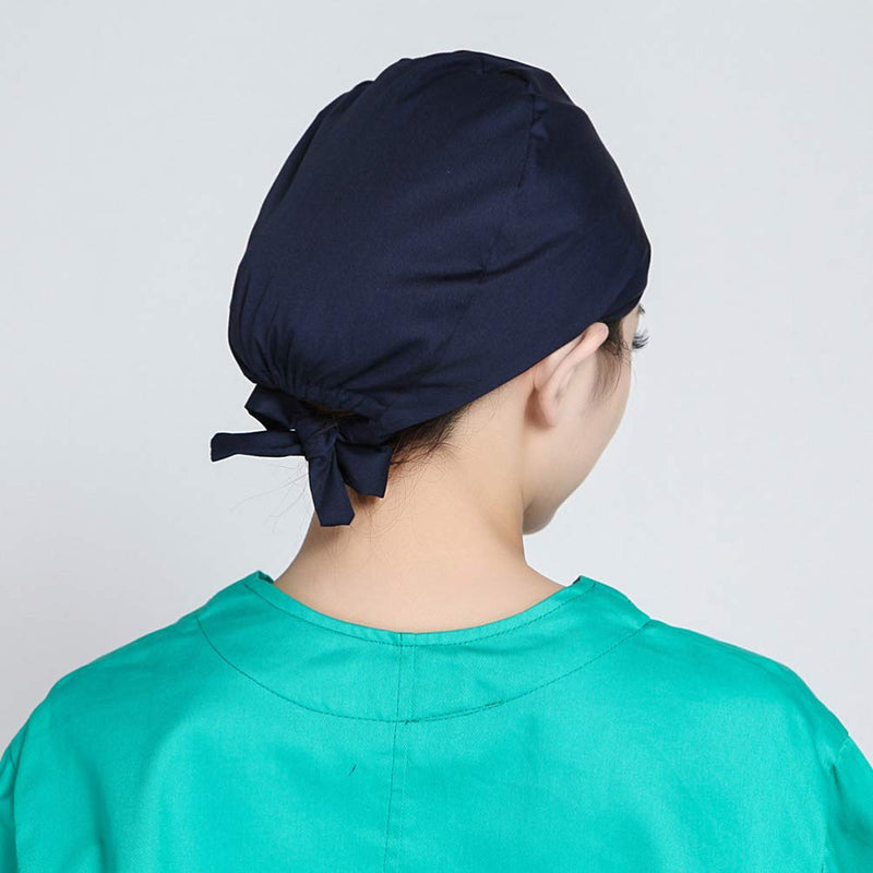 EXCEART Surgical Cap Cotton Surgical Hat Adjustable Chef's Hat Head Covers Scrub Cap for Doctor Nurse Dentist Chemo Bandana Medical Headwear