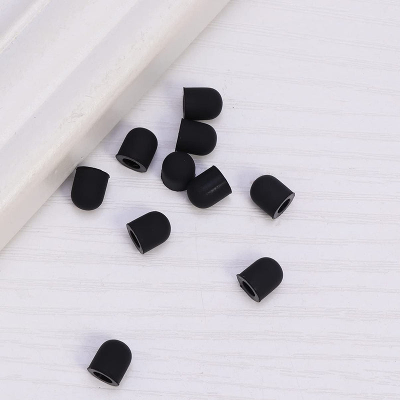Hemobllo 15pcs Stylus Pen Tip Replacement Rubber Tips for Stylus Touch Pen Touchscreen Pen (Outer Diameter 6mm, Inner Diameter 3.6mm)