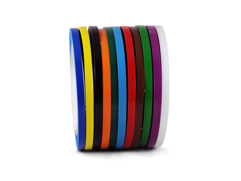 GGR SUPPLIES T.R.U. CVT-536 Yellow Vinyl Pinstriping Dance Floor Tape: 1/4 in. Wide x 36 yds. Several Colors 1/4 in. x 36 yds. (6mm wide)
