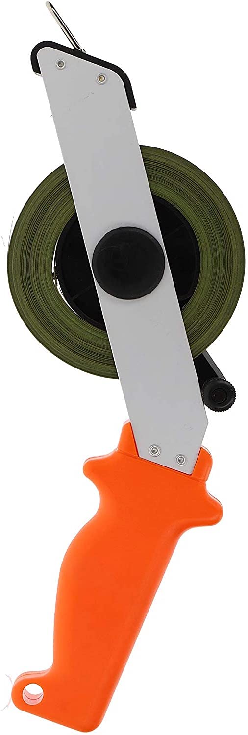 PRODIAMANT steel tape measure 30 m long tape measure width 13 mm tape measure with centimeter and millimeter scale folding crank