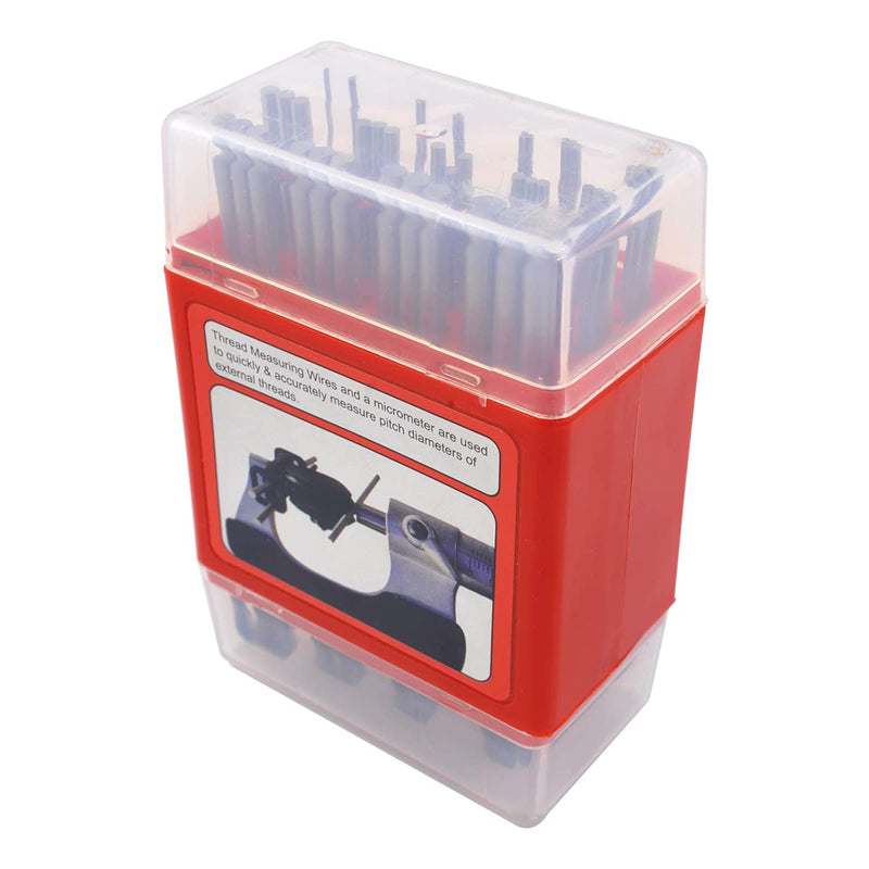 HHIP 4200-0240 Pro-Series 48 Piece Thread Wire Measuring Set Deluxe Case & Wire Holders