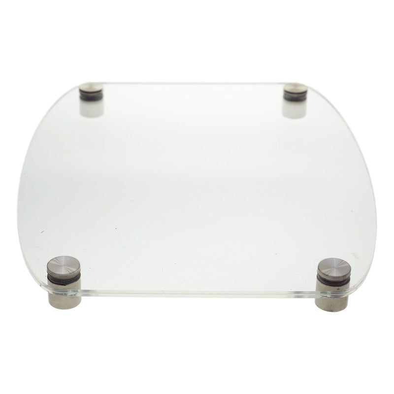 Source One Deluxe Clear Acrylic Standoff Sign Holders 1 Sign, 2 Sign & 3 Signs Available (1 Sign, 1 Pack)