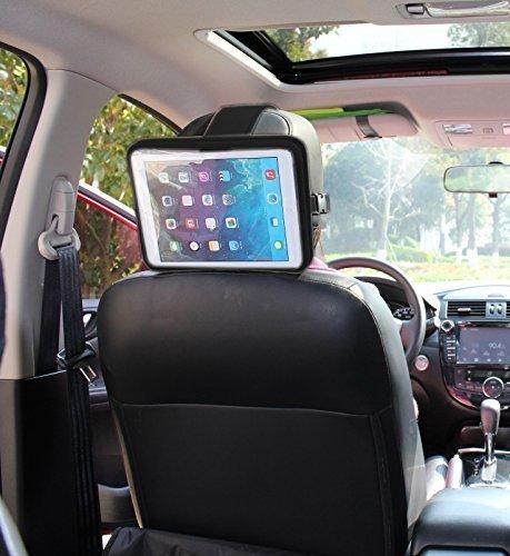WixGear Universal Tablet Headrest Mount, Headrest Car Mount for iPad, Lightweight, Durable and Easy to Headrest Cradle Car Mount – Perfect for Mounting Ipads and Tablets up to 10-inch Screen Tablet