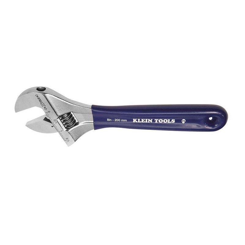 Klein Tools D509-8 Adjustable Drive Wrench, Forged with Extra-Wide 8-Inch Jaw