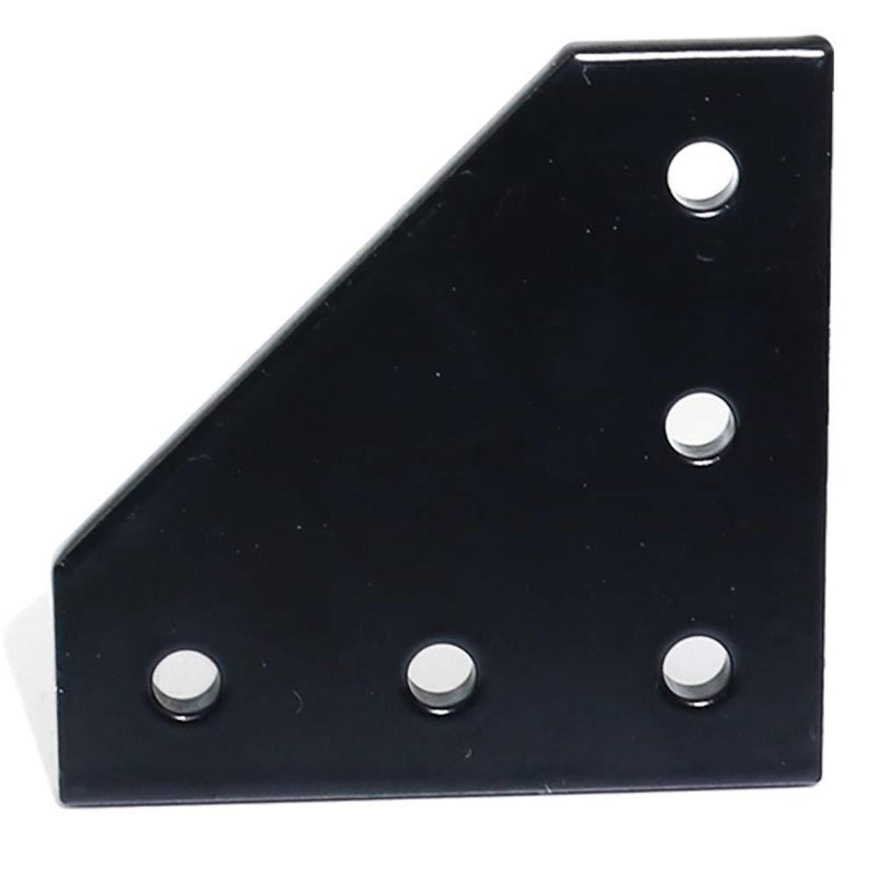 KOOTANS 4pcs/lot New 5 Hole 90 Degree Joint Board Plate Corner Angle Bracket Connection Joint Strip for Slot 6mm 2020 Aluminum Profile 3D Printer Frame 4pcs 20S Joint Plate