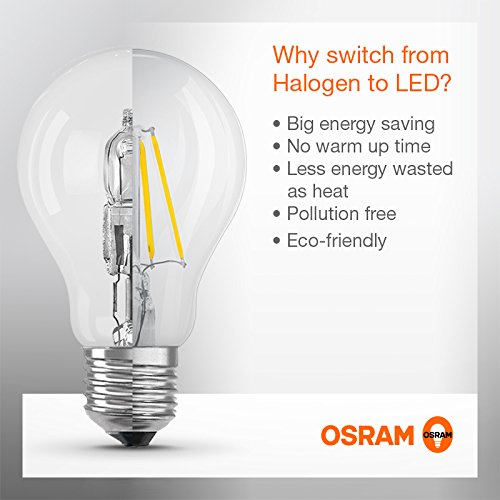 Osram LED Base Classic P lamp, in teardrop shape with E14 base, not dimmable, replaces 40 watts, matt, warm white - 2700 Kelvin, 3 pieces (pack of 1) 3 pieces (pack of 1) drops box 3