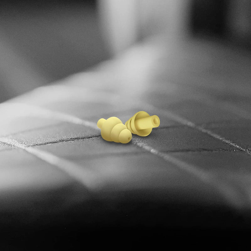 Motorcycle Ear Plugs - Shush Biker - Reusable Filter - High Performance Hearing Protection Against Wind Noise - High Performing Ceramic Filter - for All Ear Sizes