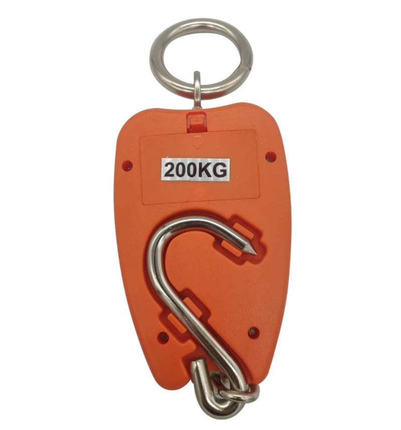 Hanging Weight Scale Industrial Heavy Duty for Farm, Hunting, Bow Draw Weight, Big Fish & Hoyer Lift with Accurate Sensor Digital, Professional (440LBS Orange) 440LBS Orange