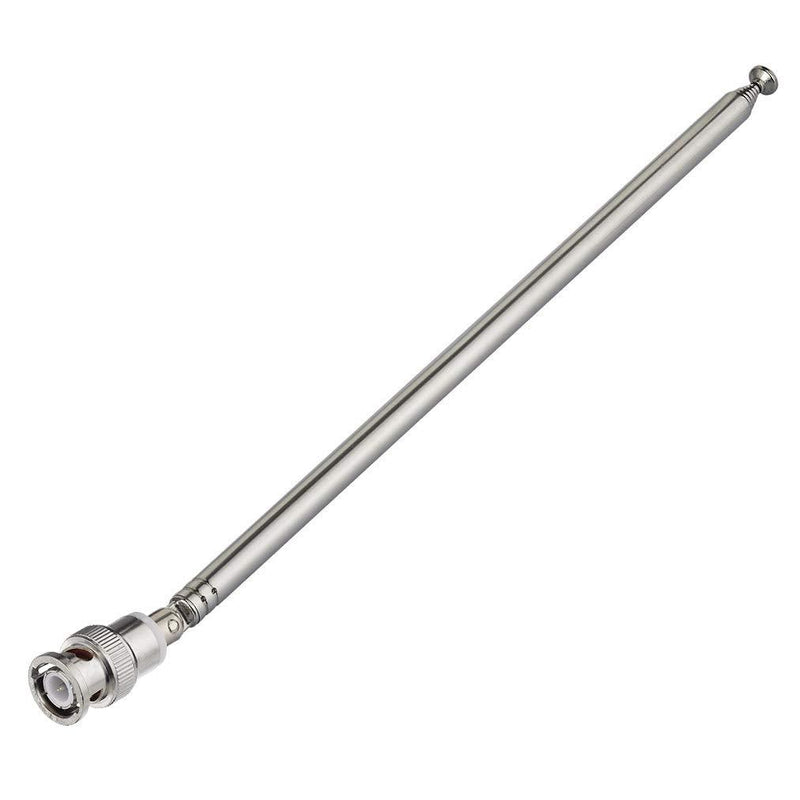 Bingfu Police Radio Scanner Antenna 20-1300MHz 7 Section Telescopic BNC Male Antenna 2-Pack Ham Radio Handheld CB Radio Antenna for Uniden Whistler Police Radio Scanner Two Way Radio Frequency Counter 2-Pack 7 Sections Antenna