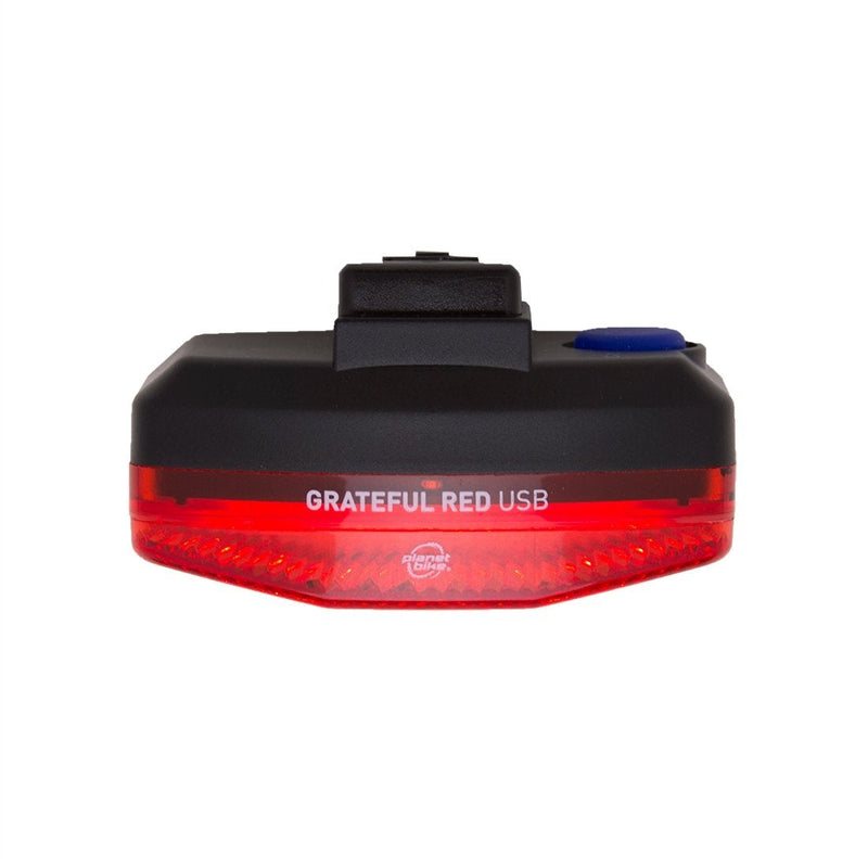 Planet Bike Grateful Red USB Bike Tail Light, Red/Black , 4.5 x 2.25 x 2.75 inches