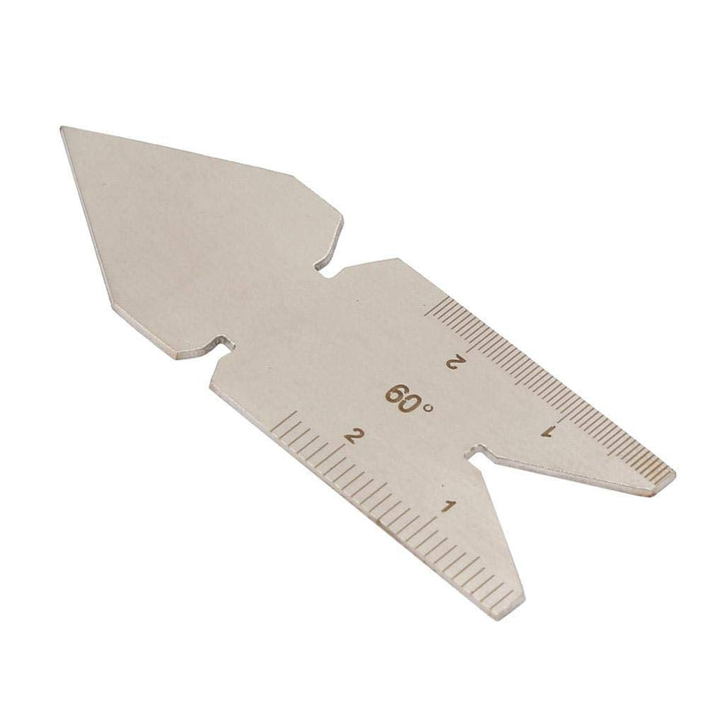 Stainless Steel Fishtail Center Gauge Screw Thread Lathe Cutting Tool for Quick Comparison(#2)