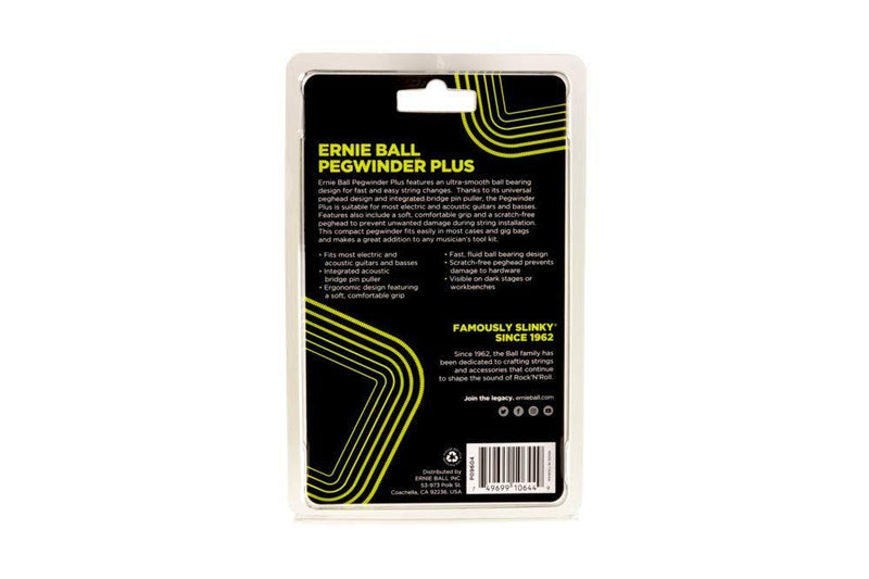 Ernie Ball Pegwinder Plus Guitar String Winder (P09604)