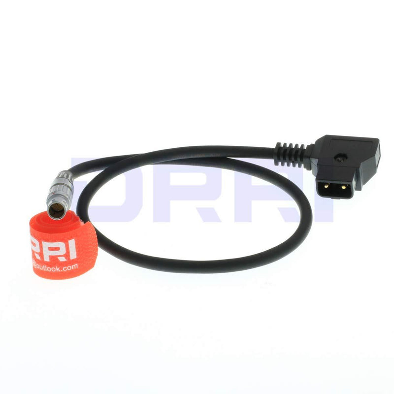 DRRI 18" D-TAP to 0B 2pin Male Power Cable for Teradek Bond,Teradek,Paralinx,Preston MDR-3 Straight cable 60CM