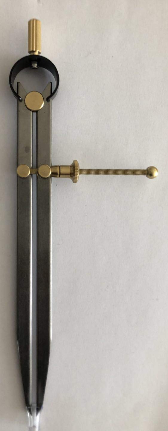 Precision Spring Divider Caliper Rapid Adjust Compass-Flat leg (6"/150mm) 6"/150mm