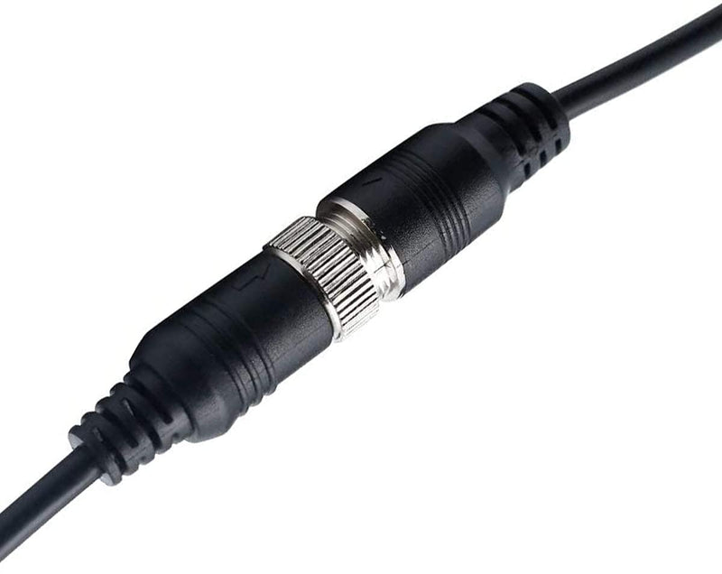 Car Video 4Pin Aviation Extension Cable for CCTV Rearview Camera Car Truck Trailer Camper Bus Motorhome Vehicle Backup Monitor Waterproof Shockproof System 10FT/3M