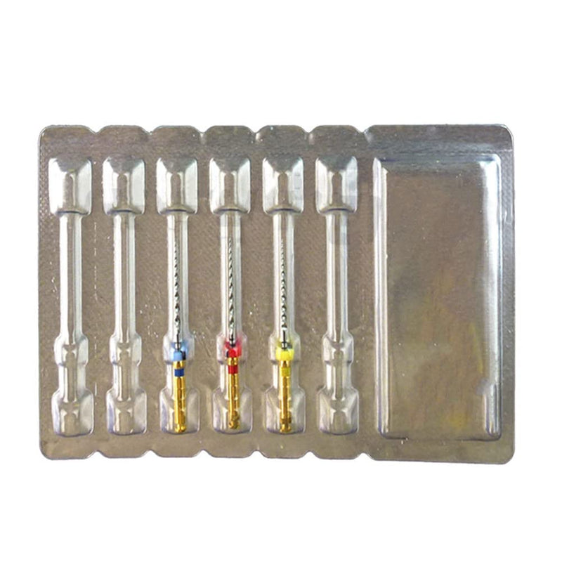 SNAWOP Dental Endo Files 3PCS X-One Gold Reciprocating Rotary Niti File for Endodontic Root Canal Treatment (31MM Assorted) 31MM Assorted