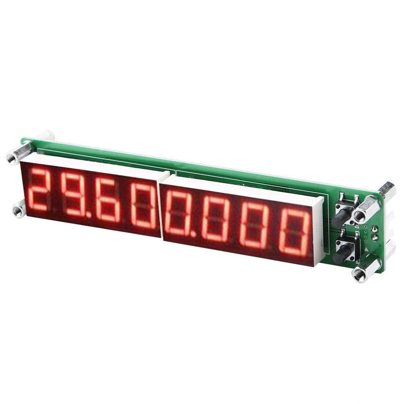 PLJ-8LED-H RF Signal Frequency Counter Cymometer Tester Module 0.1~1000MHz (Backlit Font red)