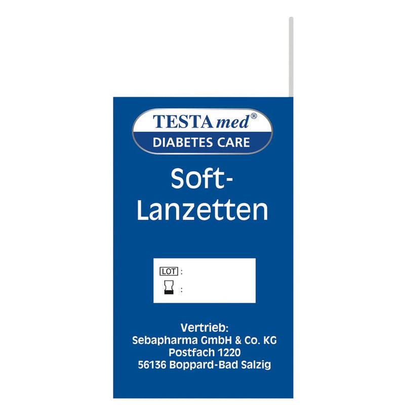 TESTamed GlucoCheck Advance soft lancets, 100 pieces