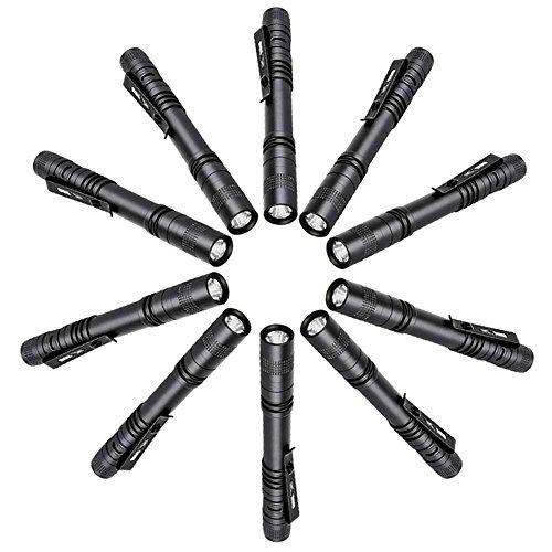 Pen Flashlight, 10PCS Led Penlight,500 Lumens with Clip Mini Medical Penlight 10pcs #014-A