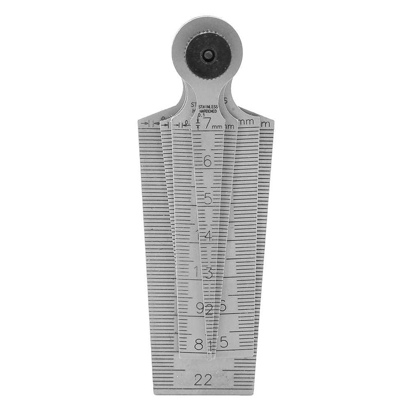 1 Set Taper Gage High Precision Stainless Steel Wedge Feeler Hole Taper Gauge Ruler Measuring Tool