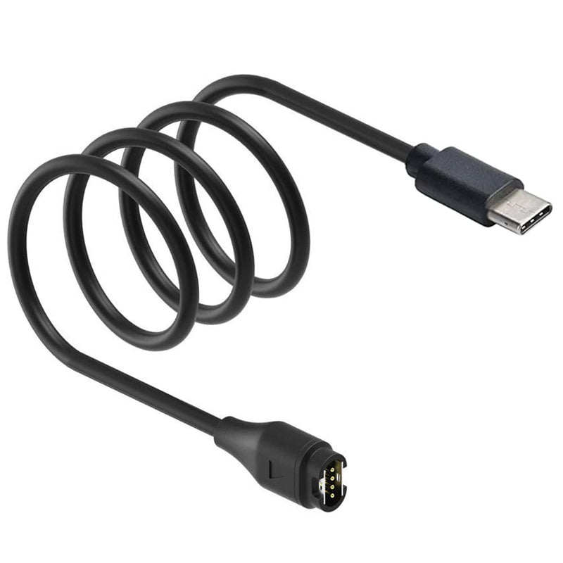 USB C Charger Compatible with Garmin Watch Charger, 2 Pack Data Sync Charging Cable for Garmin Fenix 7 7S 7X 6 6S 6X 5 5S 5X, Forerunner 945 245 45, Vivoactive 3 4 4s, Venu 2 2s, Instinct-3.3FT/1M