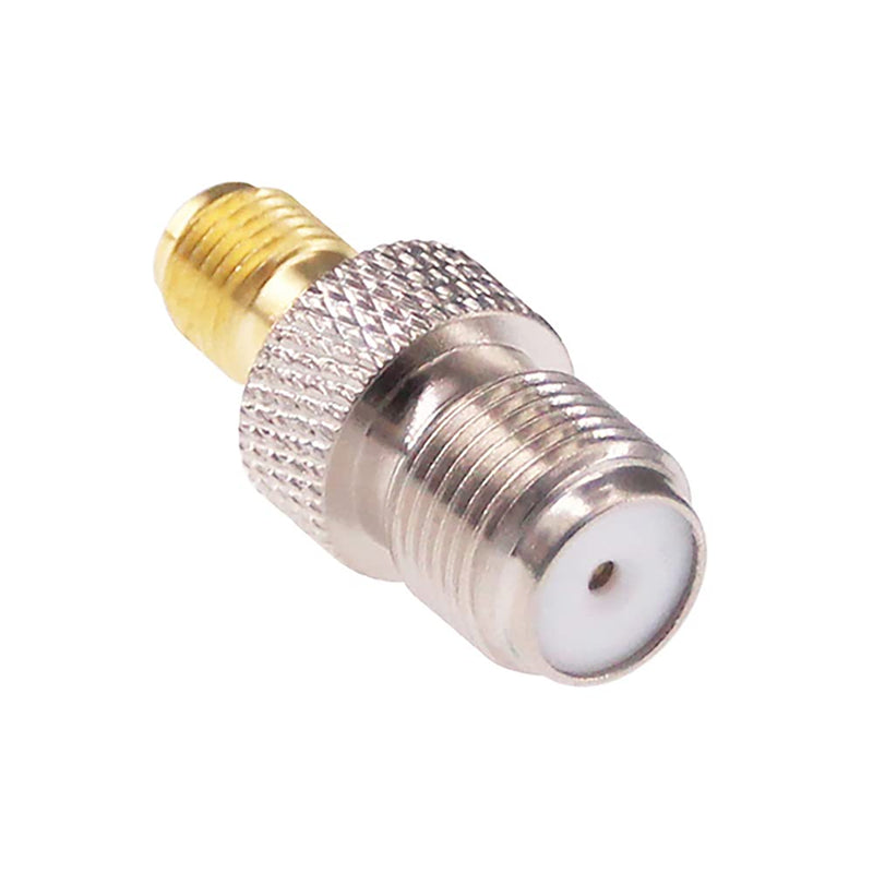 RFaha 5pcs SMA Female to F Female RF Coax Adapter SMA to F Coaxial Connector Adapter for HT Radio/Antenna/Coax Cable(F16-5)
