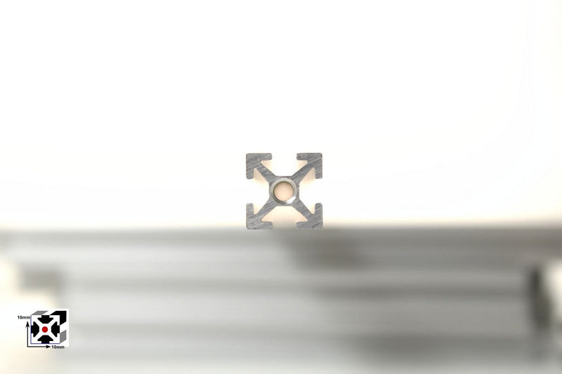 MakerBeam 100x10x10mm beam, clear anodised (pack of 16)