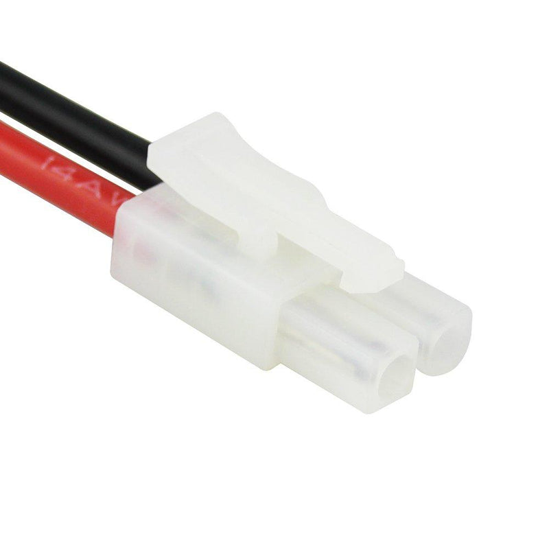 OliYin 3pcs Compatible with TRX Female to Tamiya Male Connector Adapter Cable 14awg 5cm 1.96in for NiCd NiMH Dynamite(Pack of 3)