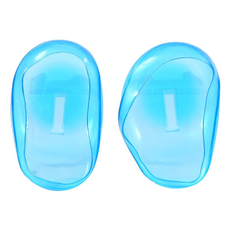 Ear Cover Protector, 2pcs Ear Cover Shield Protector, Blue Reusable Ear Cover Shield Ear Cover Hair Dye Shield Protector for Home Personal Use or Business Hairdressing Salon Use