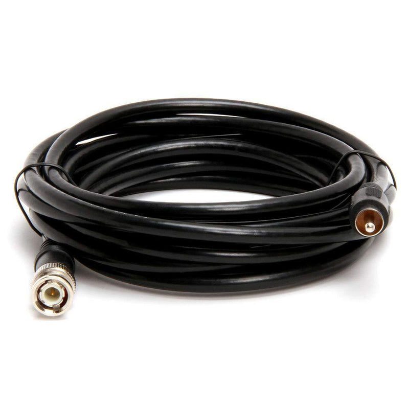 Cmple RG59U 12 Feet BNC Male to RCA Male, 75 Ohm, Coaxial BNC to RCA Video Cable, Black, (449-N) 12FT