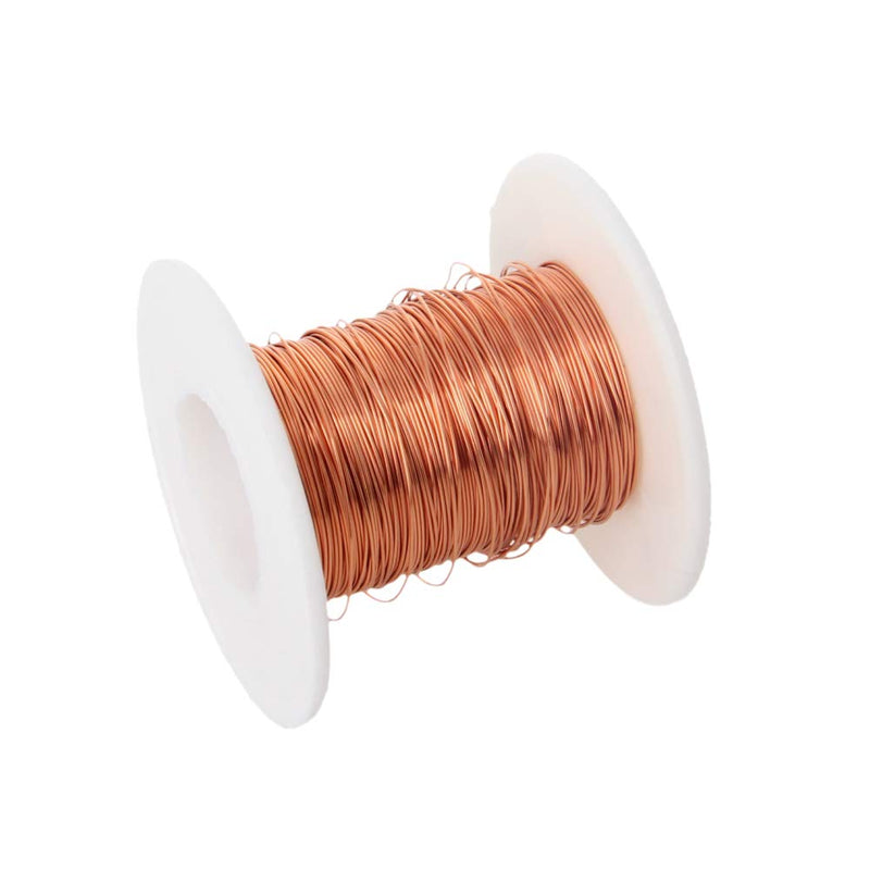 Fielect 0.38mm Inner Dia Magnet Wire Enameled Copper Wire Winding Coil 49.2Ft Length QA-1-155 2UEW Model Widely Used for A Variety of Motors 0.38mm Inner Dia 49Ft